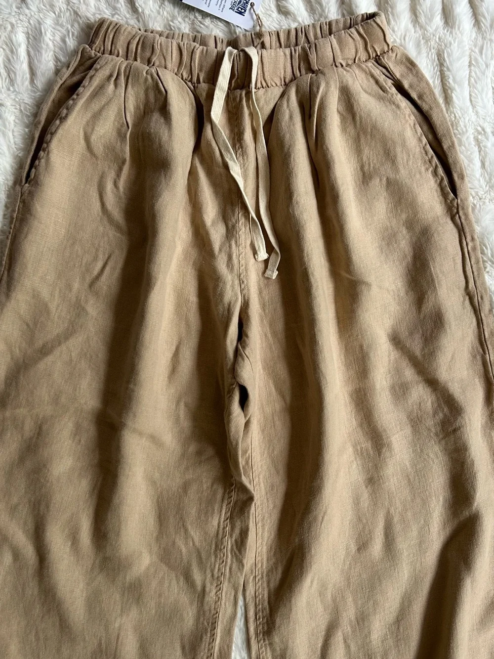 NWT Jungmaven 100% Hemp Cambria Pant in Oat Milk - Picture 9 of 14
